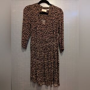 🐆 Anthropologie Leopard Print Dress